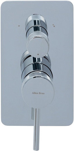 Allen Brau Смеситель для ванны Priority 5.31A11-00 (с внутренней частью, 3 выхода) хром – фотография-6